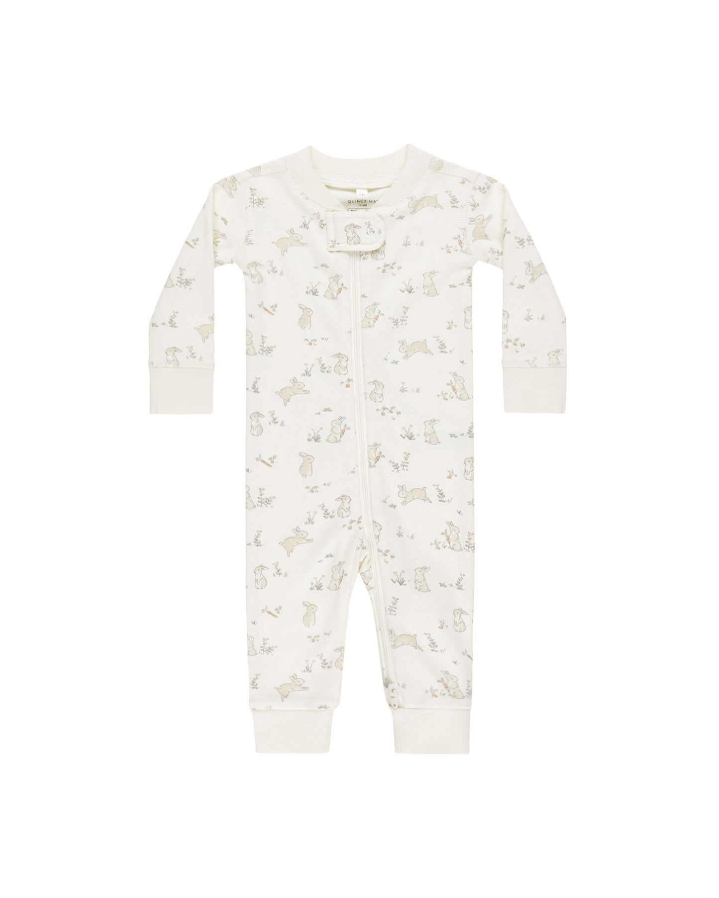 Rylee & Cru ZIP LONGSLEEVE SLEEPER BUNNIES