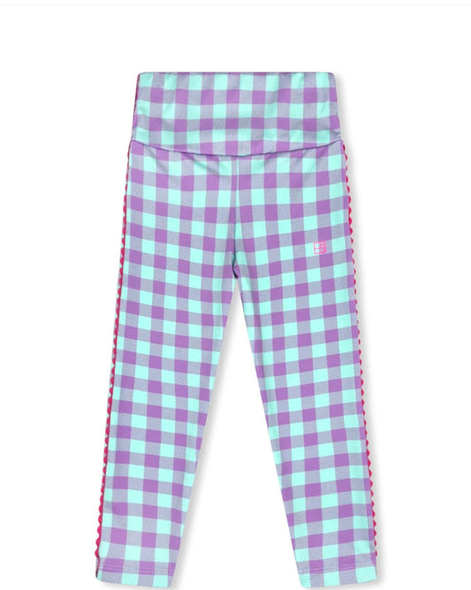 Set Athleisure Abigail Highwaist Legging Totally Precious Check pink