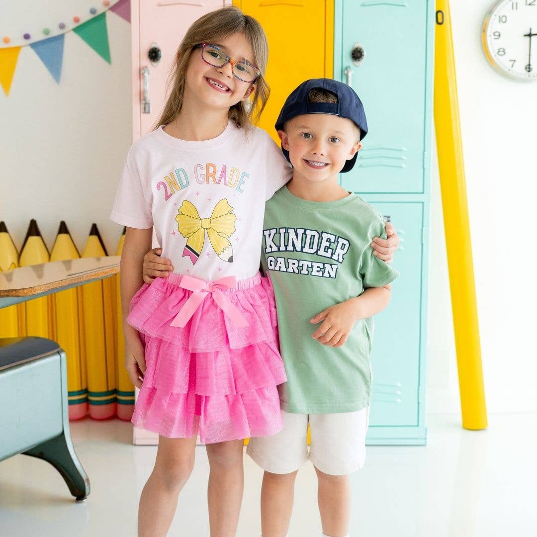 Sweet Wink 5/6Y Kindergarten Varsity Short Sleeve T-Shirt - Boys Clothing BST-215 SG-5/6Y