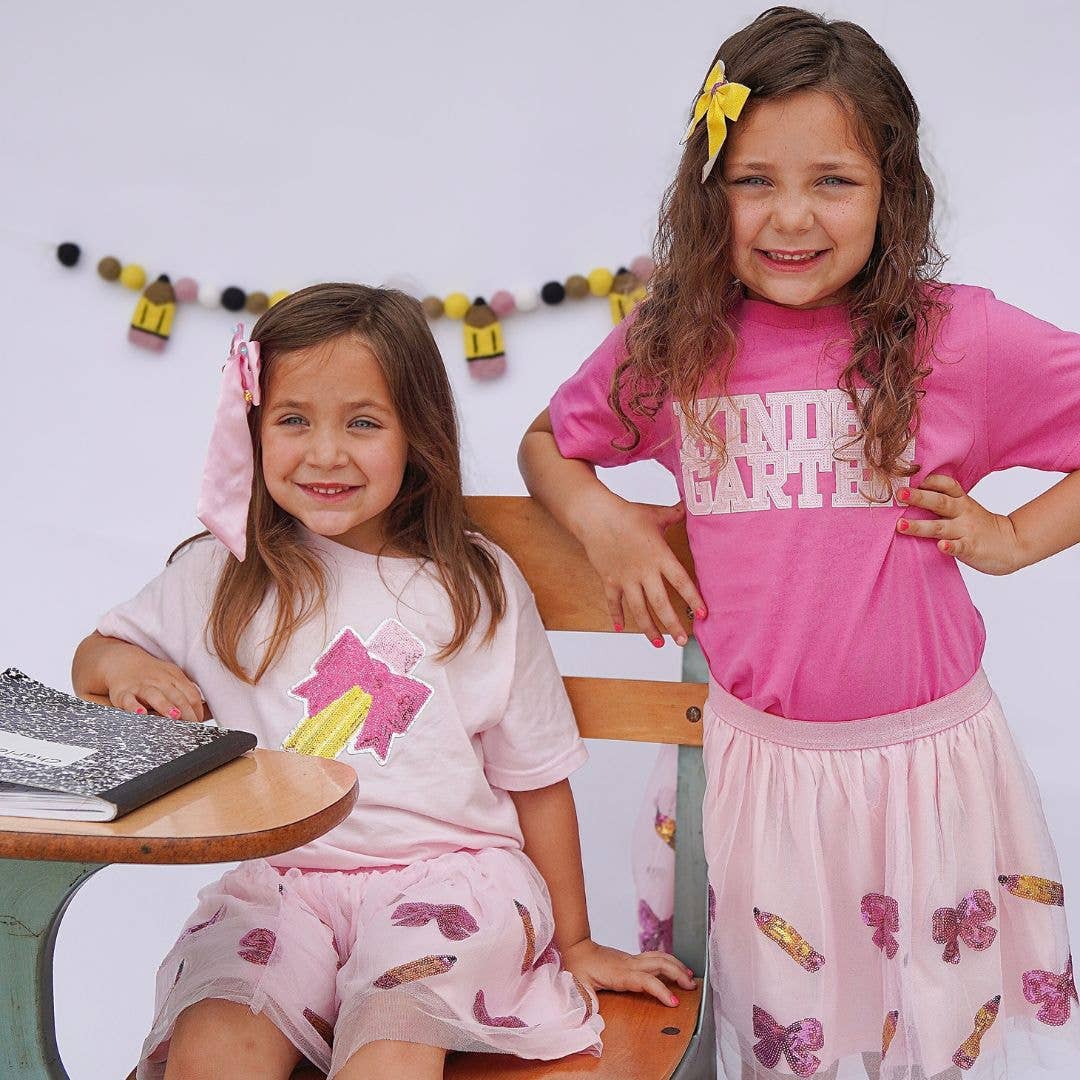Sweet Wink Back to School Cutie Sequin Tutu - Kids Clothing