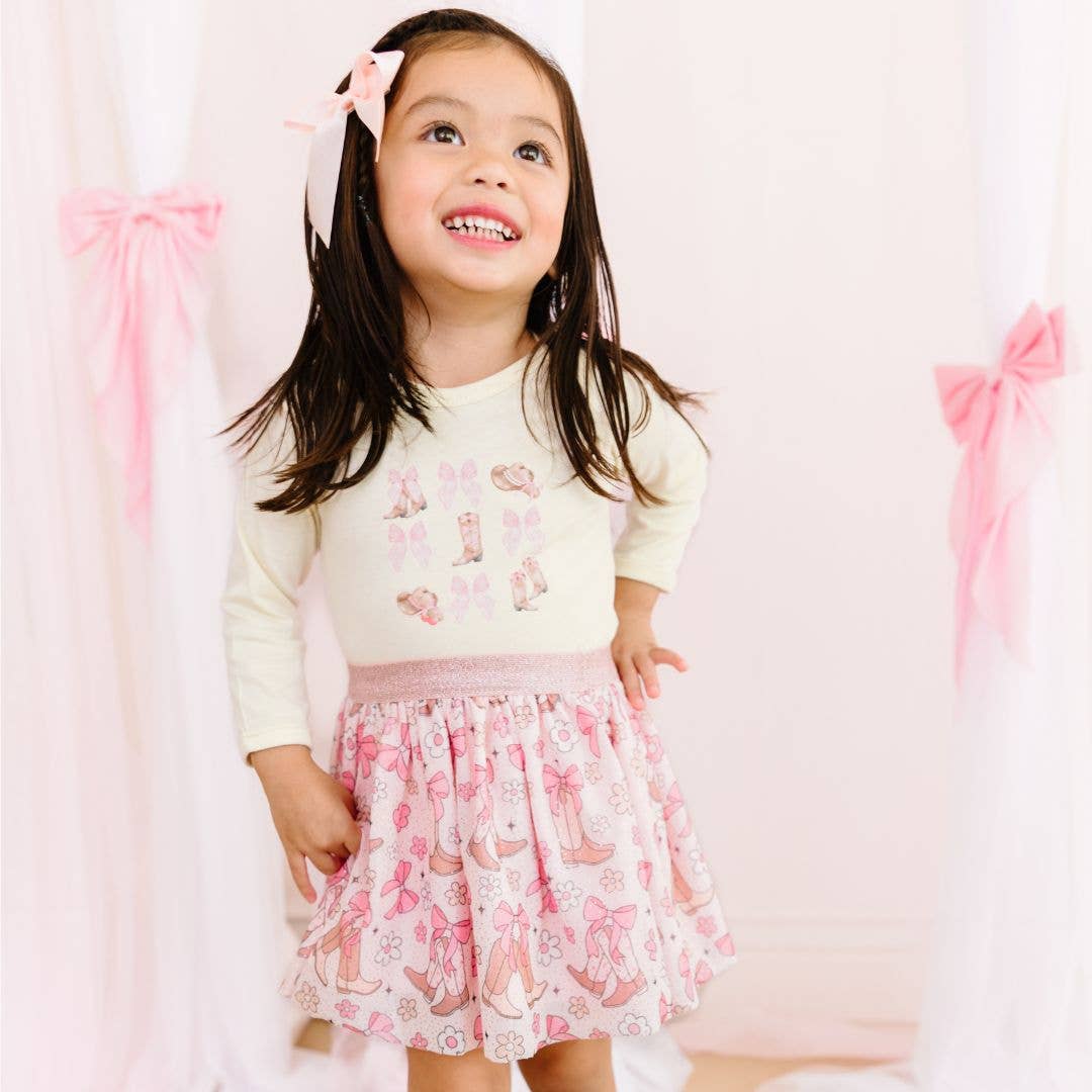 Sweet Wink Coquette Cowgirl Long Sleeve Bodysuit - Baby Clothing