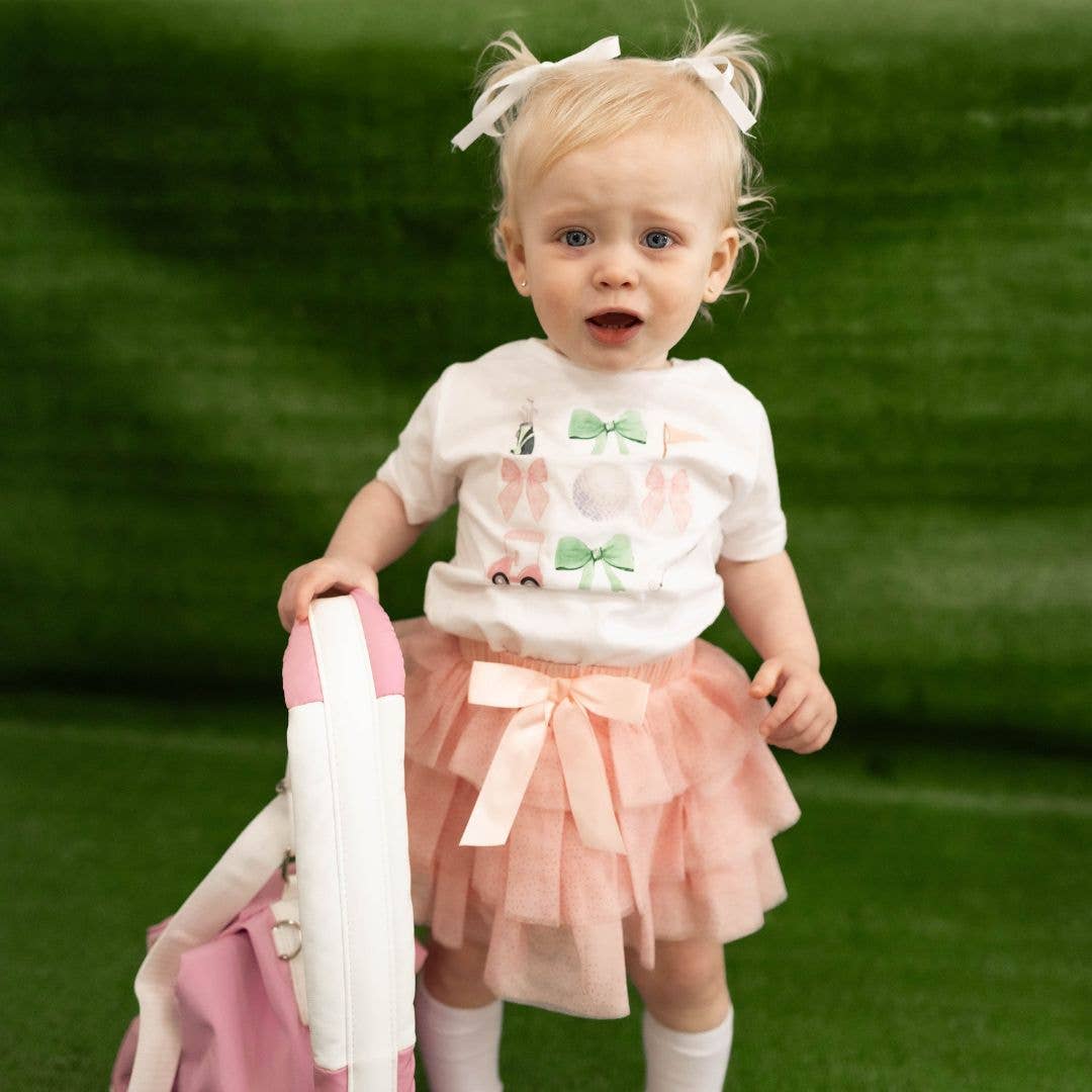 Sweet Wink Coquette Golf Girl Short Sleeve Romper - Baby Clothes