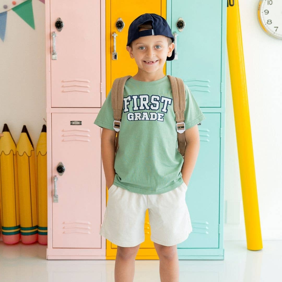 Sweet Wink First Grade Varsity Short Sleeve T-Shirt - Boys Clothing