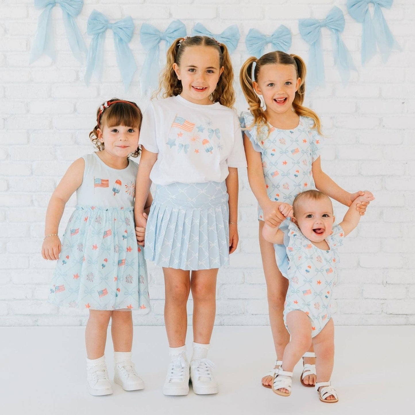 Sweet Wink Patriotic Trellis Tank Tutu Dress - Fourth of July - Kids