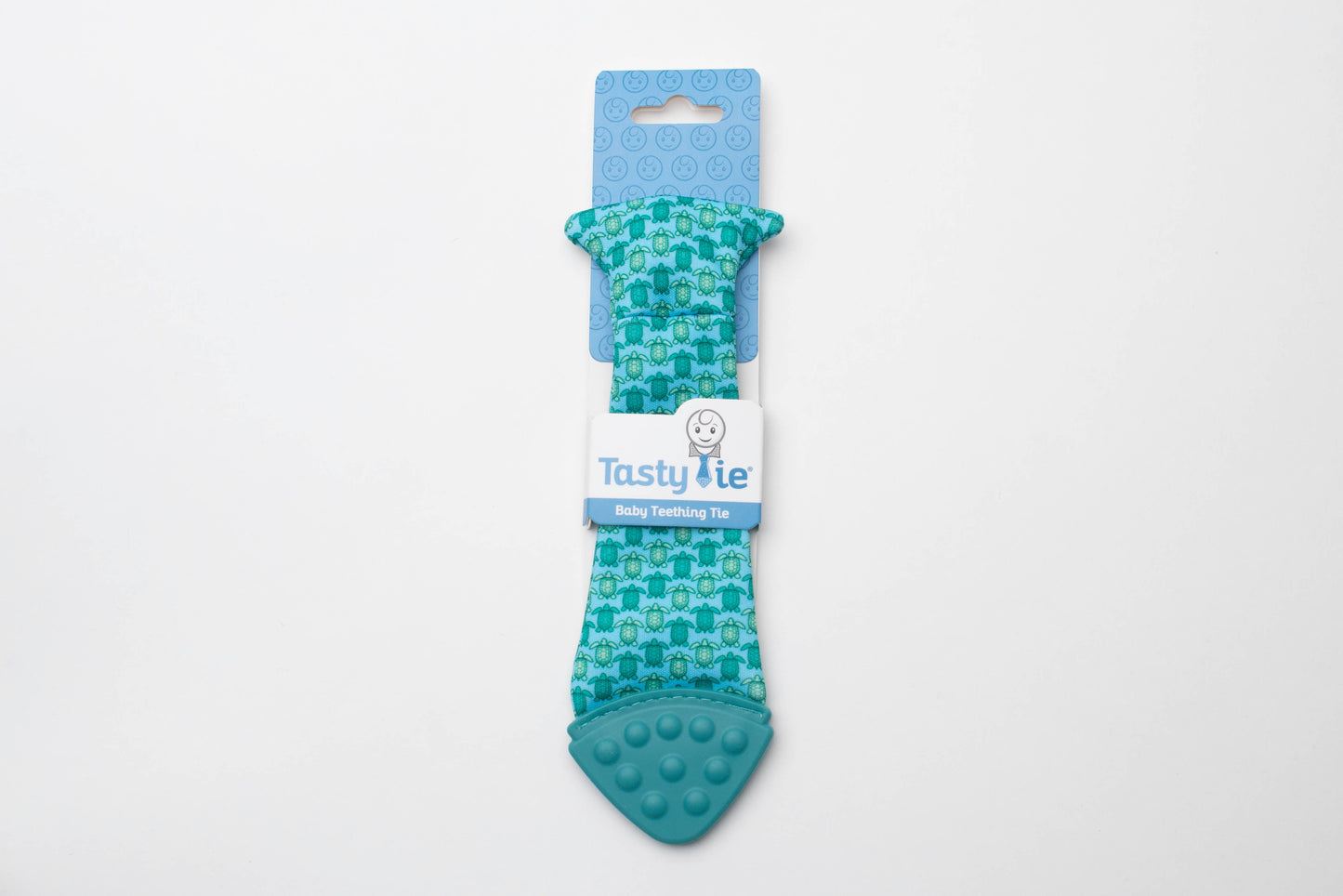 Tasty Tie® Tasty Tie Teether, Crinkle Toy, Baby Boy Gift (Turtle) tt-turtle-7