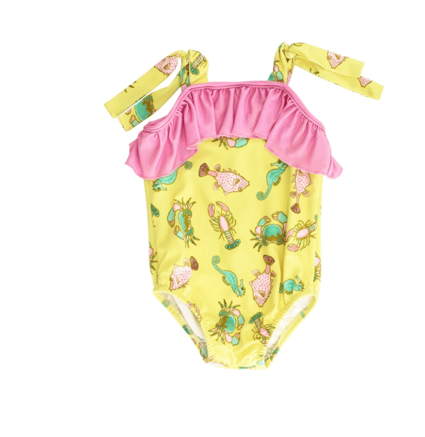 The Bailey Boys Girls 1PC Swim Suit Sea Life