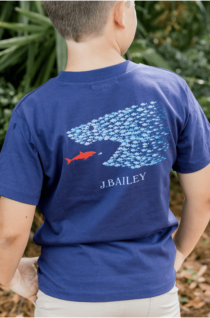 The Bailey Boys Shark Logo Tee
