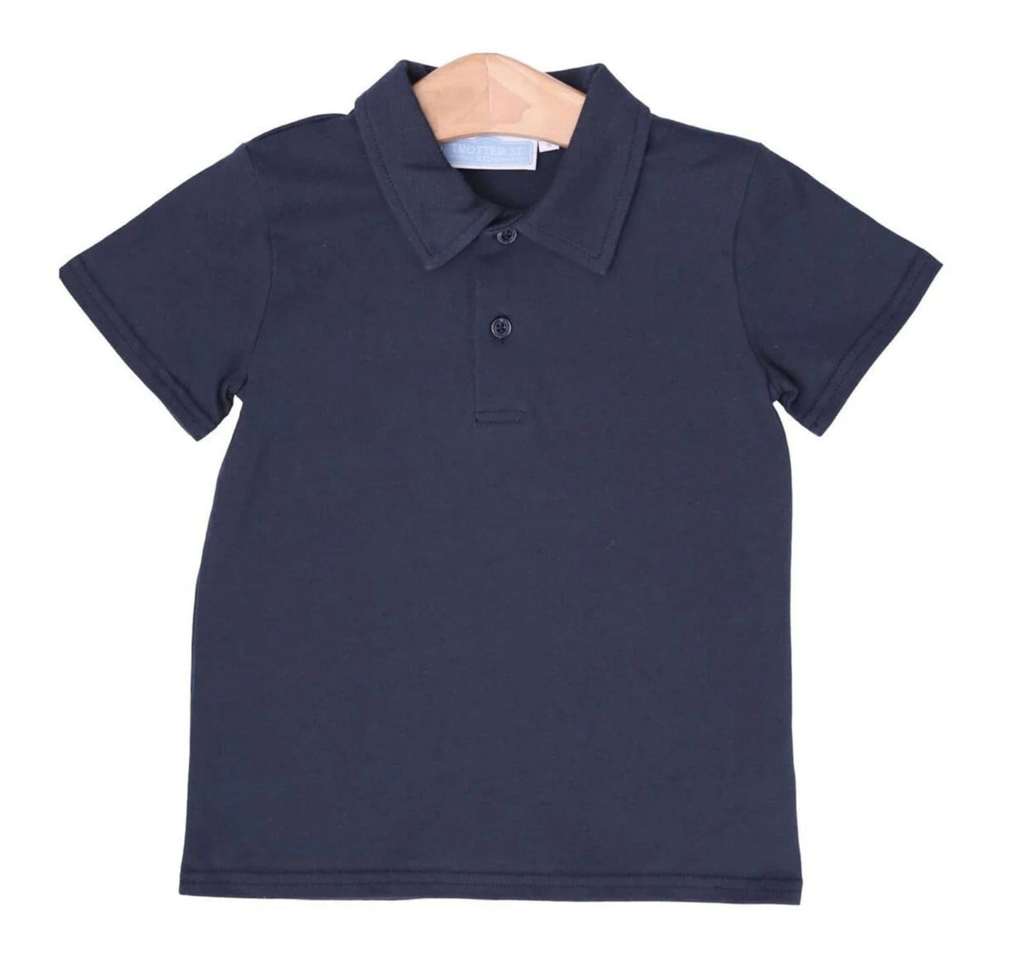 Trotter Street Trotter Street Solid Polo Navy