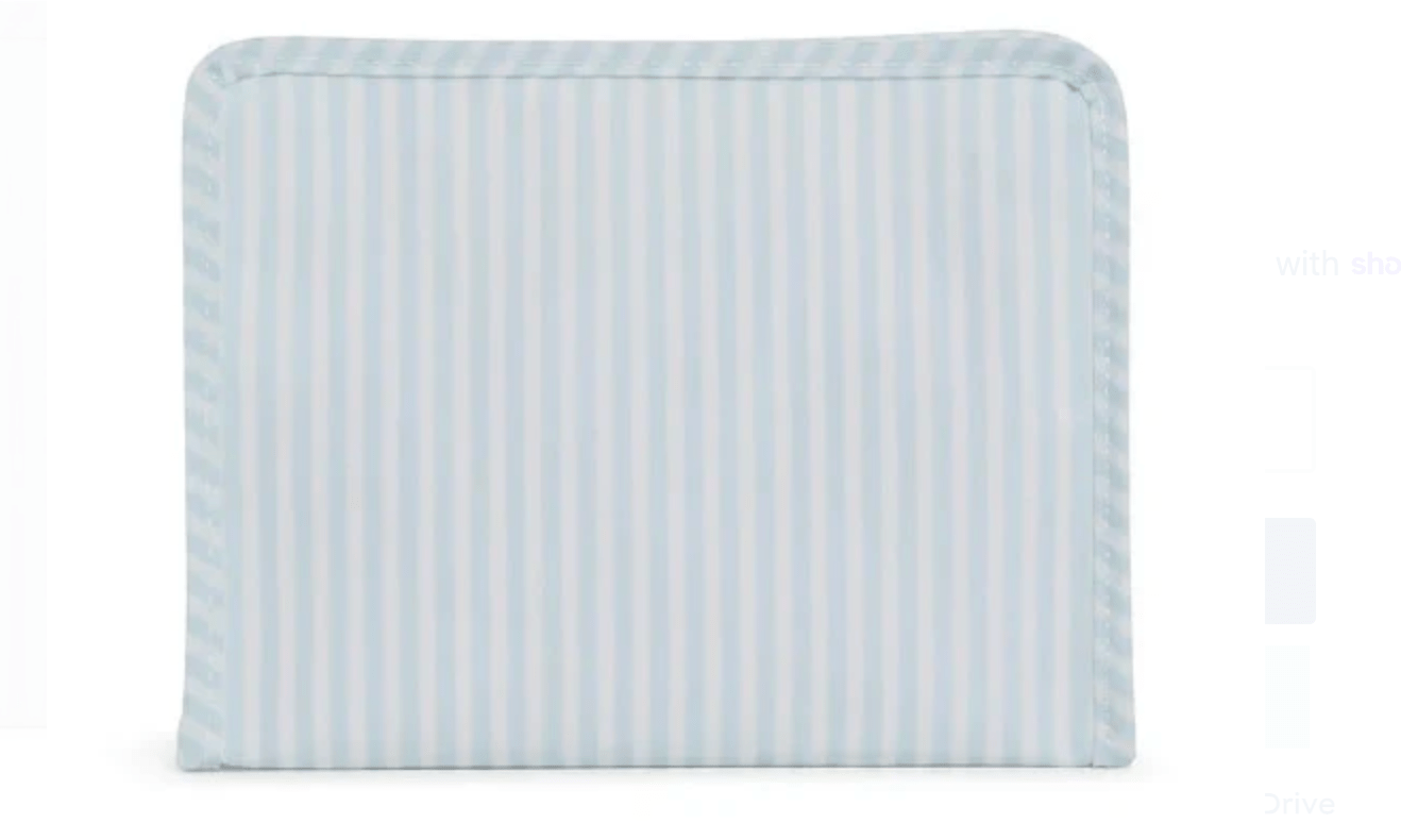 Trvl Design Blue Large Zip Pouch- Blue