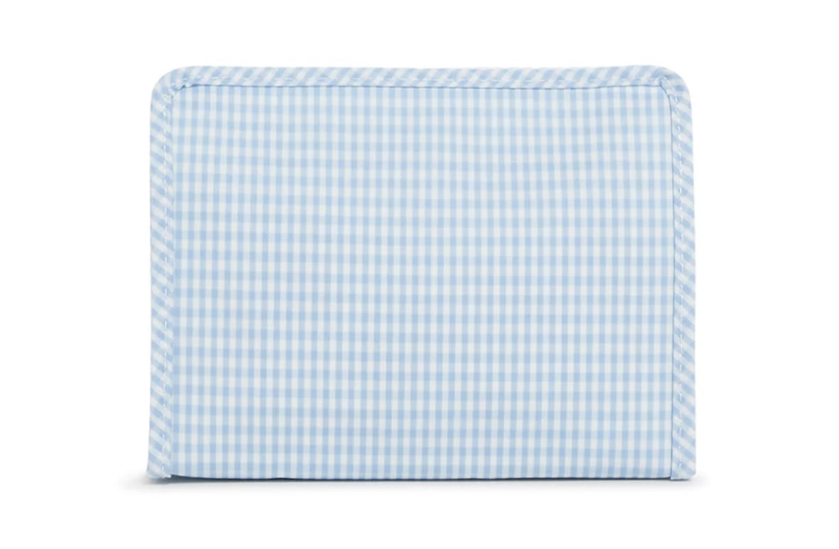 TRVL DESIGN Trvl Design Roadie Zip Pouch Gingham Mist