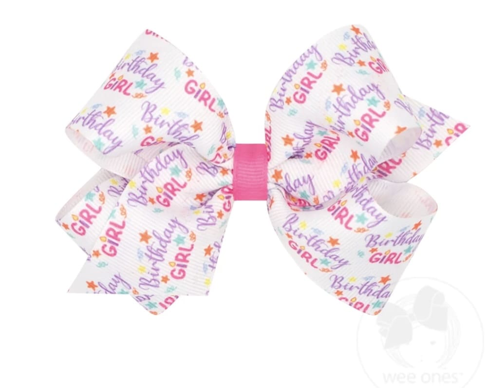 WEE ONES King Birthday Girl Print
