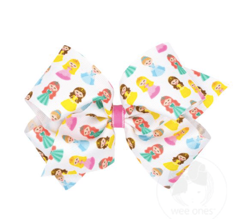 Wee Ones Wee Ones PRINCESS PRNT GG BOW