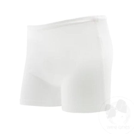 Wee Ones White Basic Wundershorts