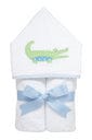 3 MARTHAS Alligator Every kid Towel, Blue