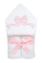 3 MARTHAS Bow Every kid Towel Pink