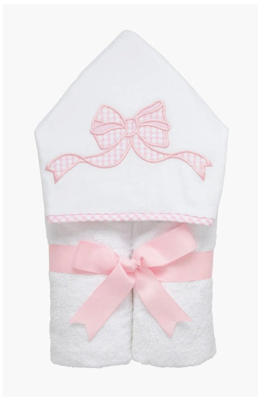3 Marthas Bow Everykid Towel, Pink