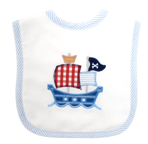 3 Marthas Pirate Basic Bib