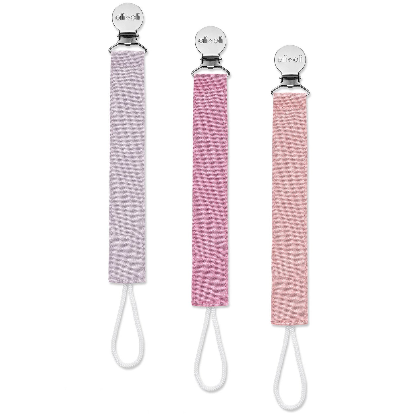 Ali+Oli Flamingo Pacifier Clips (set of 3) AY-C9FJ-J0LA