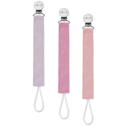 Ali+Oli Flamingo Pacifier Clips (set of 3) AY-C9FJ-J0LA