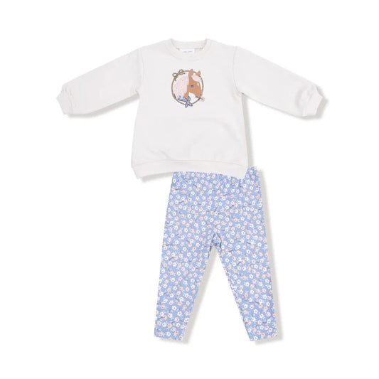 Angel Dear Country Calico Sweat Set