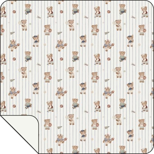 ANGEL DEAR Angel Dear Girls Accessories-baby Gear Mixed Sports Bears - Swaddle Blanket