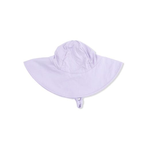 ANGEL DEAR Angel Dear Girls Accessories-headwear Solid Orchid Petal - Wide Brim Sun Hat