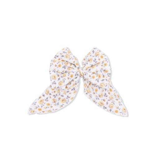 ANGEL DEAR Angel Dear Girls Accessories-headwear Yellow Country Roses - Large Bow