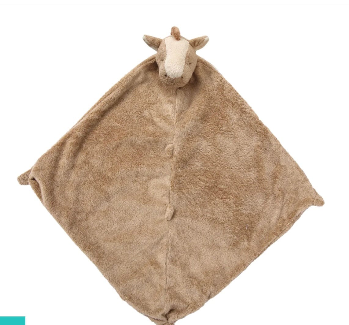 Angel Dear Lovie Blankie Brown Pony