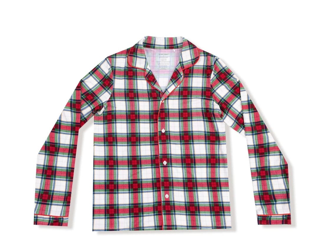 Angel Dear Holiday Plaid  Adult Coat PJ Top