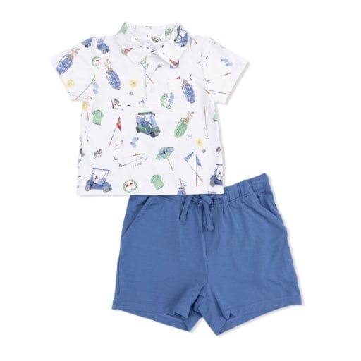 ANGEL DEAR Angel Dear Boys Boys-sets Golf Things - Polo With Casual Short