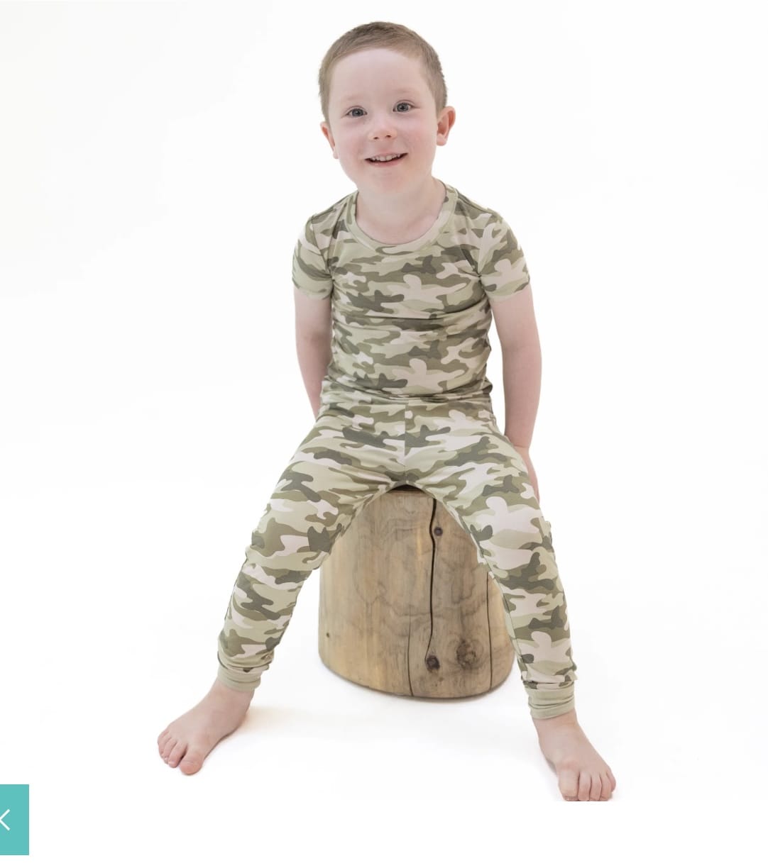 ANGEL DEAR Angel Dear Boys Boys-sleepwear Camo - Short Sleeve Loungewear Set