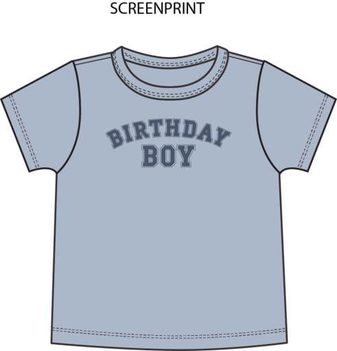 ANGEL DEAR Angel Dear Boys Boys-tops Birthday - Short Sleeve Crew Neck Tee