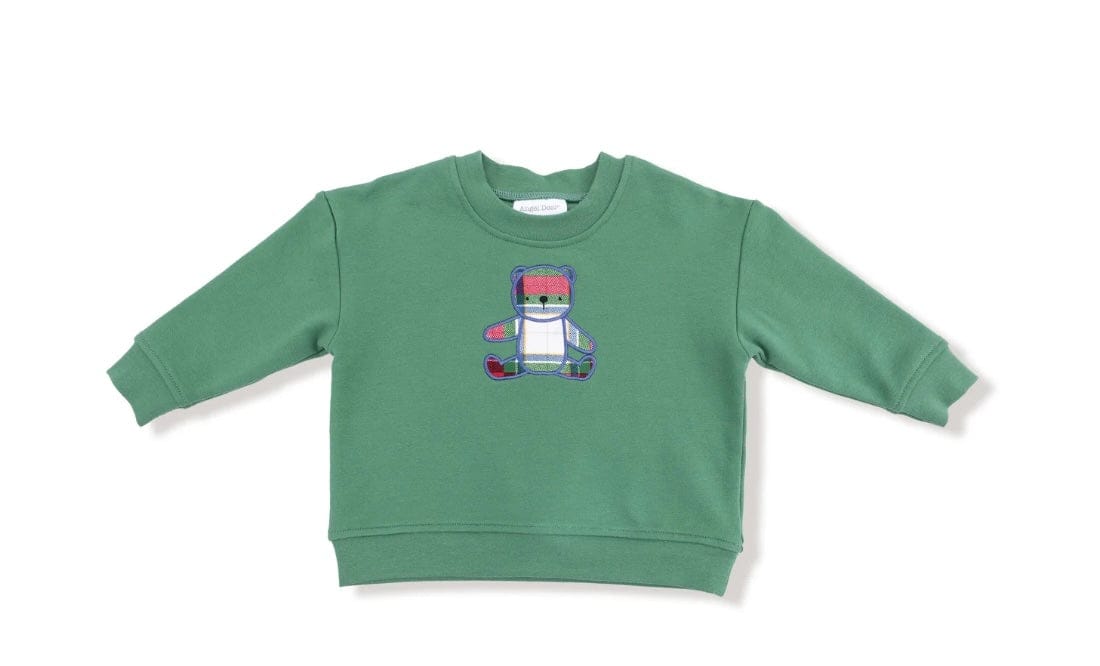 Angel Dear Bear Sweatshirt with Rib Cuffs