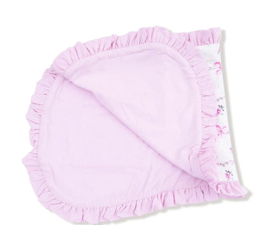 Angel Dear Dainty Bud and Bows Burp Cloth