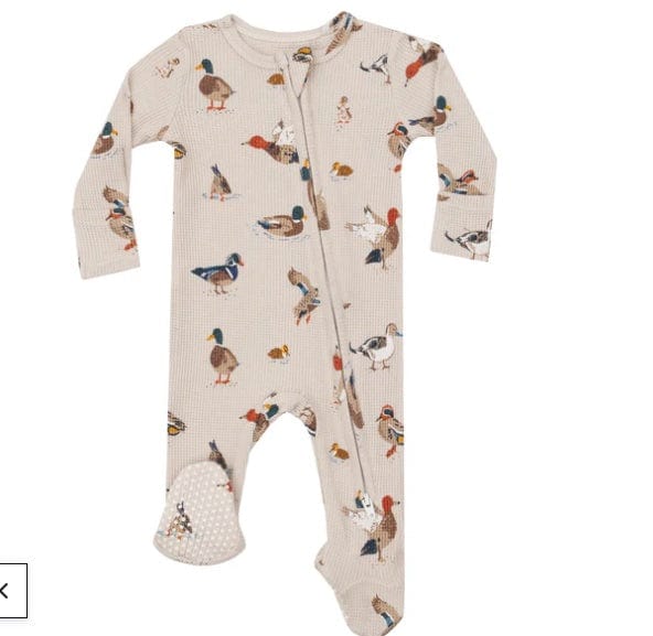 Angel Dear Ducks 2 WAY ZIPPER FOOTIE