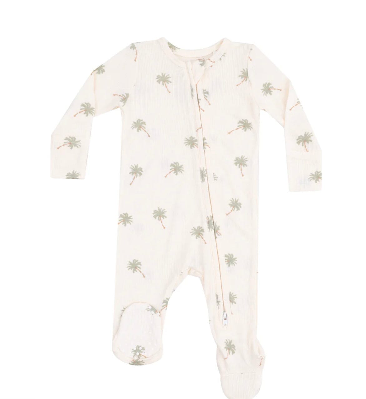 Angel Dear Zipper Footie  Palm Trees
