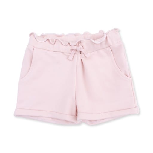 ANGEL DEAR Angel Dear Girls Girls-bottoms Solid Veiled Pink - Paperbag Shorts