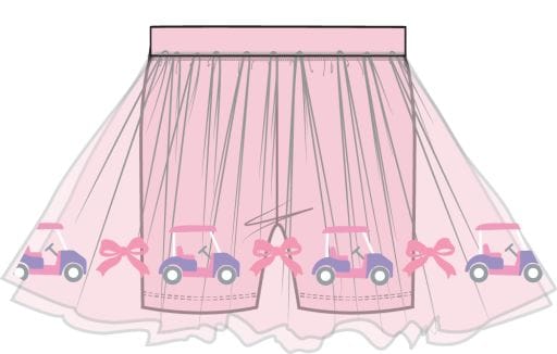 ANGEL DEAR Golf Tutu Skirt With Bike Shorts