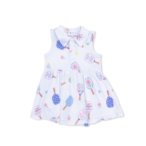 ANGEL DEAR Angel Dear Girls Girls-dresses Floral Pickleball - Polo Tennis Dress