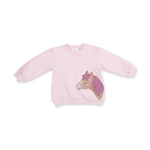 ANGEL DEAR Angel Dear Girls Girls-tops Horse Head - Oversized Sweatshirt