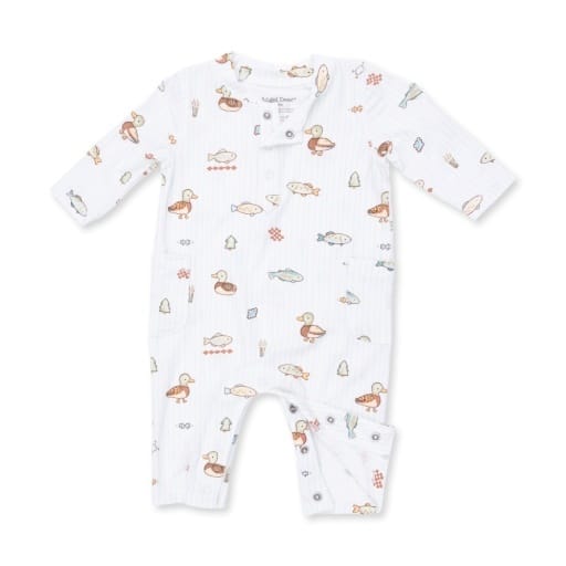 ANGEL DEAR Angel Dear Boys Infant Boys-bubbles/rompers/sets Lake Cuties - Uni Romper