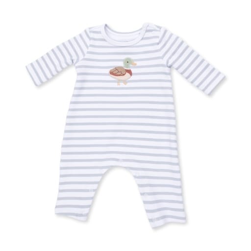 ANGEL DEAR Angel Dear Boys Infant Boys-bubbles/rompers/sets Mama Mallard - Long Sleeve Snap Shoulder Romper