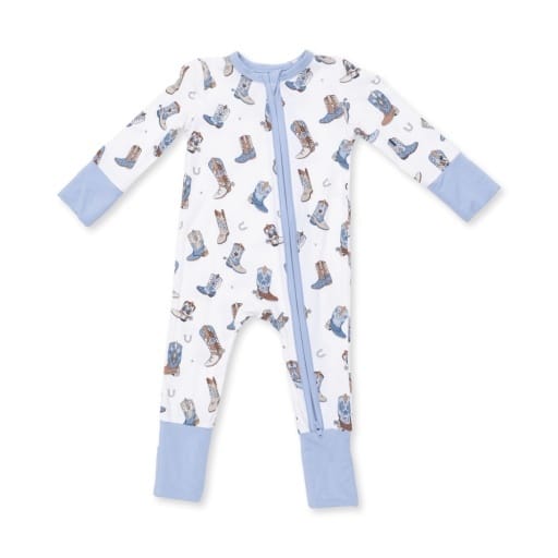 ANGEL DEAR Angel Dear Boys Infant Boys-footies/converters Buckaroo Boots - Convertible Romper