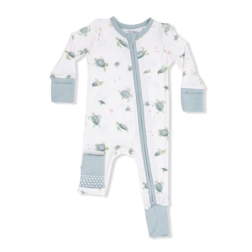 ANGEL DEAR Angel Dear Boys Infant Boys-footies/converters Sea Turtles - Convertible Romper