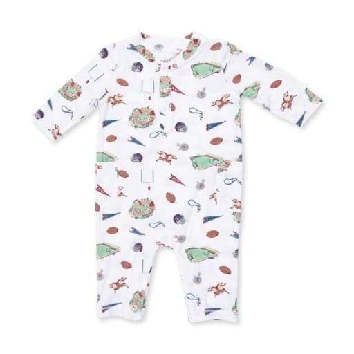 ANGEL DEAR Angel Dear Boys Infant Boys-footies/converters Vintage Football - Uni Romper