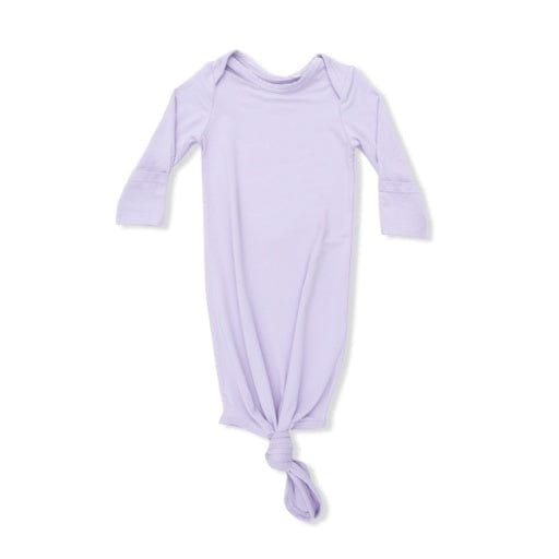 ANGEL DEAR Angel Dear Boys Infant Boys-gowns Solid Orchid Petal - Knotted Gown