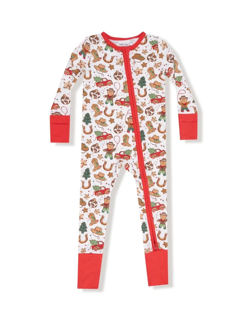 Angel Dear Cowboy Christmas  Convertible Romper