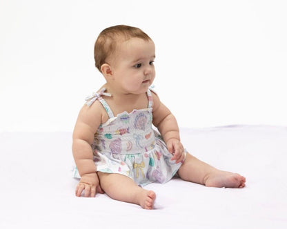 ANGEL DEAR Beach Days Smocked Bubble Skirt