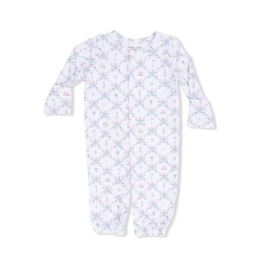 ANGEL DEAR Angel Dear Girls Infant Girls-footies/converters Golf Trellis Pink - Convertible Gown