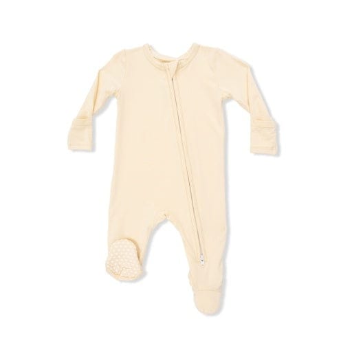 ANGEL DEAR Angel Dear Boys Infant Unisex-footies/converters Solid Italian Straw - 2 Way Zipper Footie